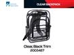 Timber Ridge Clear Backpack